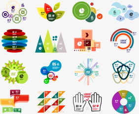 创意广告设计 齿轮与卡通图标的完美融合